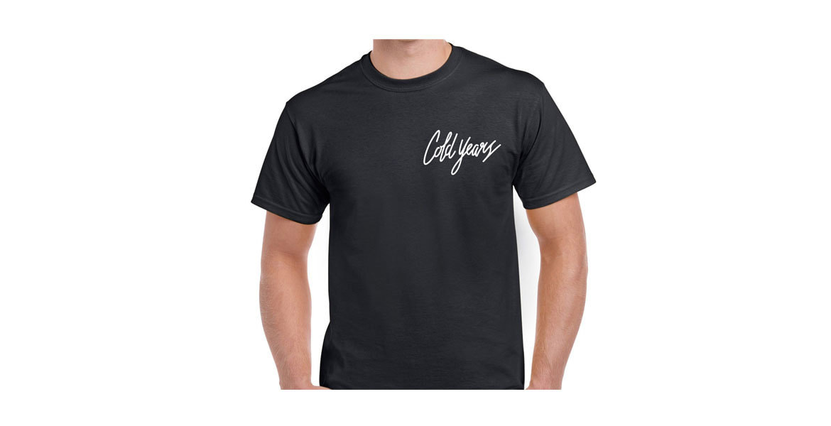  Cold Years - Lettering Black Shirt, T-Shirt 
