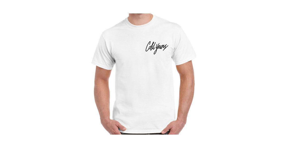  Cold Years - Lettering White Shirt, T-Shirt 