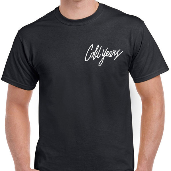 Cold Years - Lettering Black Shirt